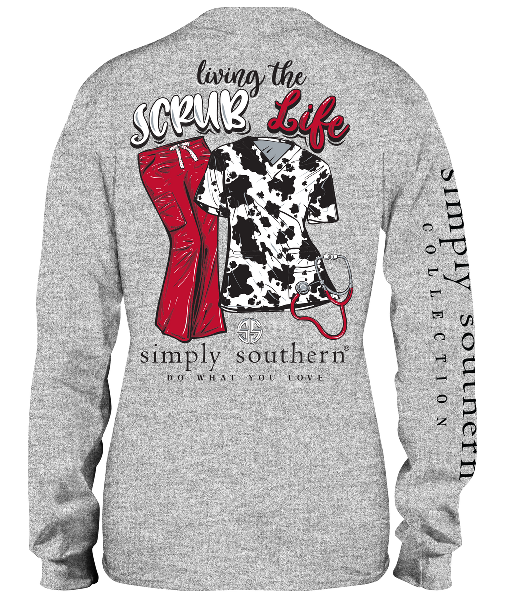 Simply Southern Long Sleeve Scrub Life T-Shirt – Keffalas Designs