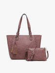 Jen & Co Purse Lisa - dark mauve