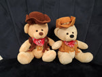 6" Cowboy Bear, 2 Assorted