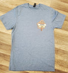 Heathered Indigo Pocket Tee - Wild West Welcome