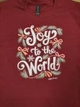 Joy To The World - Maroon Tee