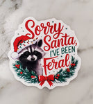 Feral Christmas Sticker