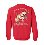 Puppie Love Pizza My Heart Sweatshirt