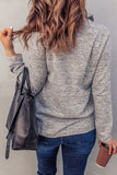 Gray Quarter Zip Sweatshirt