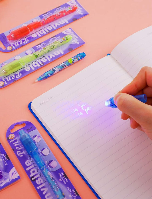 Invisible Ink Spy Pen w/UV Light