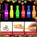 3 pack - Asstd Christmas LED Finger Lights