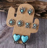 Western Cowboy Themed Earrings