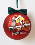 PUPPIE LOVE - SANTA PUP ORNAMENT