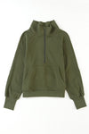 Green Fleece Lined Quarter Zip