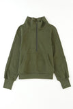 Green Fleece Lined Quarter Zip