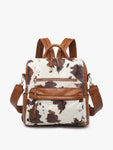 Jen & Co Backpack Amelia - cow brown