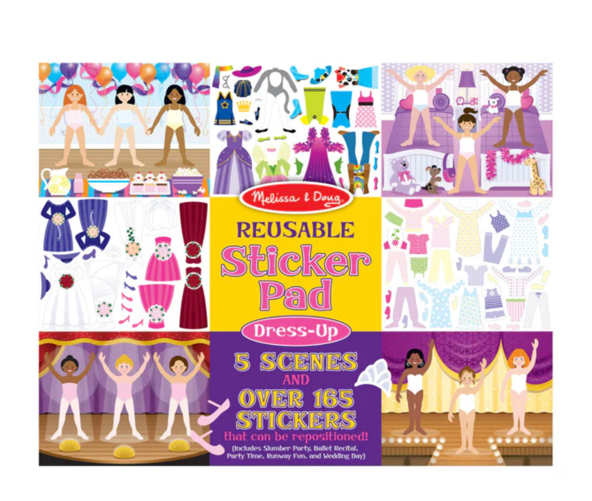 Reusable Sticker Pad - Dress-Up