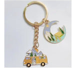 Camping RV keychain