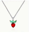 Gem Strawberry Necklace