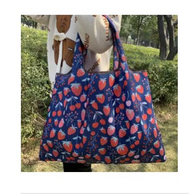 Large Foldable Strawberry Bag