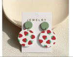 Strawberry Pattern Earrings