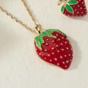 Strawberry Pendent Necklace