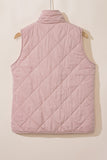 Reversible Fleece Lined Quilted Vest Coat