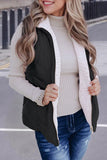 Reversible Fleece Lined Quilted Vest Coat