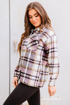 Pink Plaid Shacket