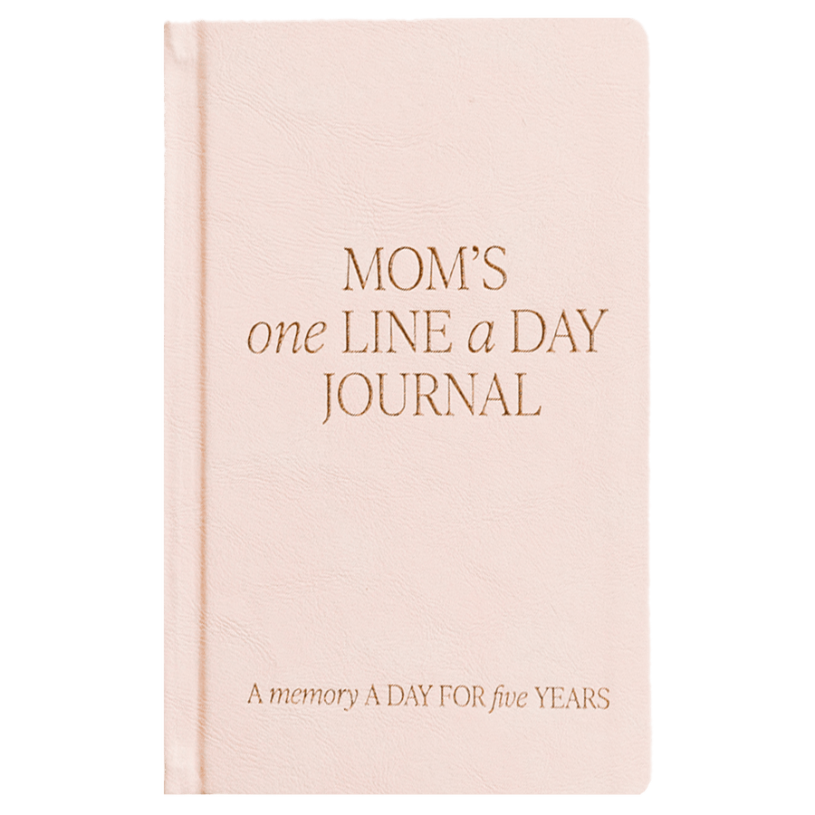 Mom's One Line A Day Leather Journal