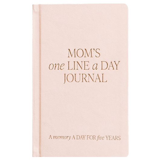 Mom's One Line A Day Leather Journal