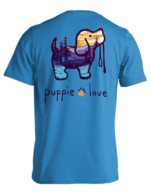 SPL1714-PUPPIE LOVE - FOREST SUNSET PUP