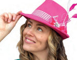 H2010-Pink/Edelweiss Hat-Small