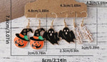 Asstd Halloween Enamel dangle earrings