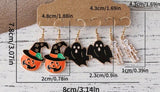 Asstd Halloween Enamel dangle earrings