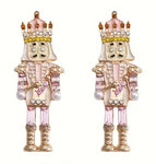 Nutcracker Rhinestone Stud Earrings