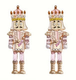 Nutcracker Rhinestone Stud Earrings