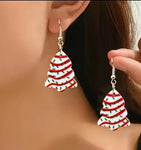 Christmas Snack Cake Dangle Earrings