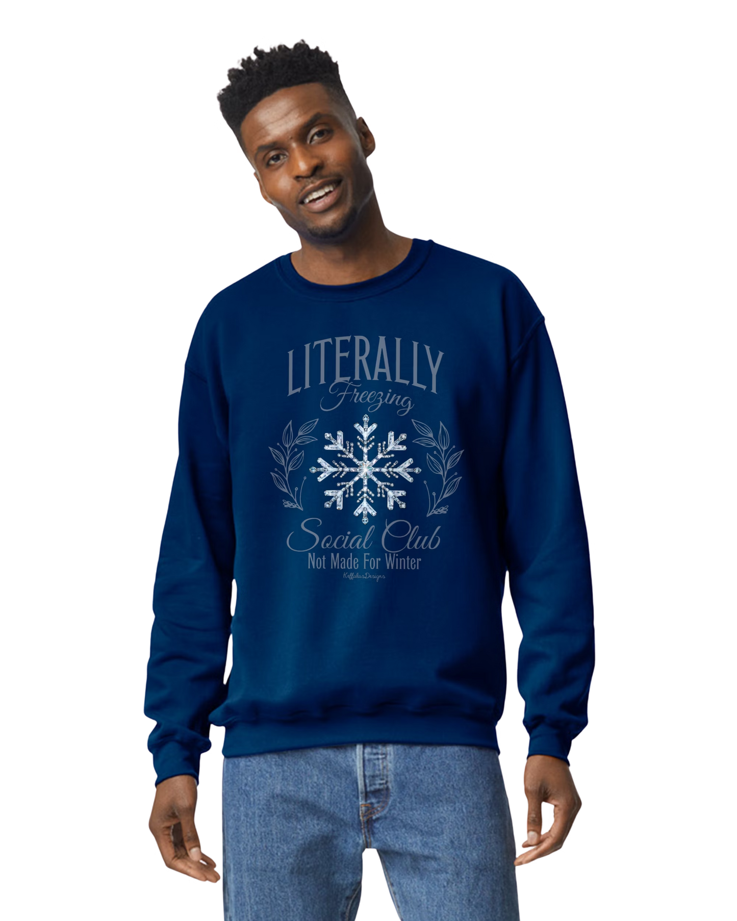 Freezing Social Club Navy Blue Sweatshirt