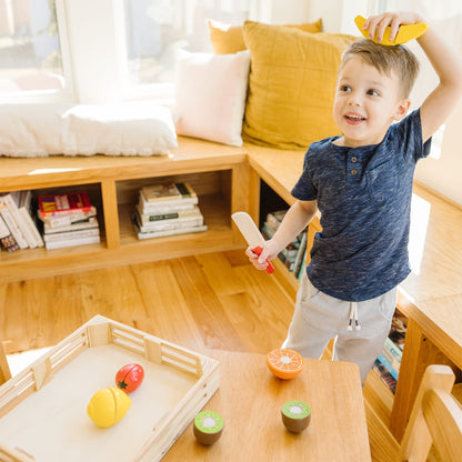 Cutting Fruit Set - Wooden Play Food