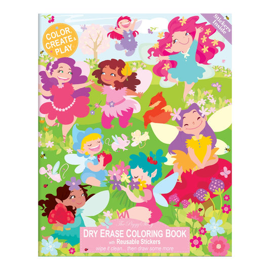 Fairy Garden Dry Erase Coloring Book