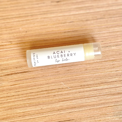 Acai + Blueberry Natural Lip Balm