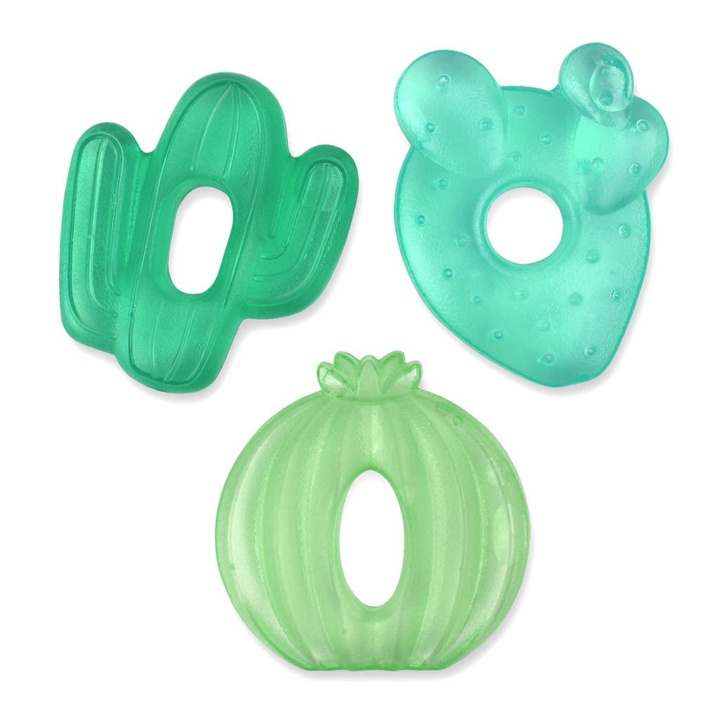 Cutie Coolers™ Cactus Water Filled Teethers (3-pack)