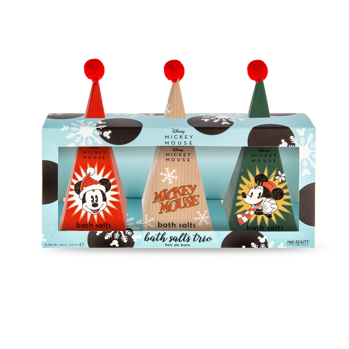 Mickey Jingle All The Way Bath Salt Trio