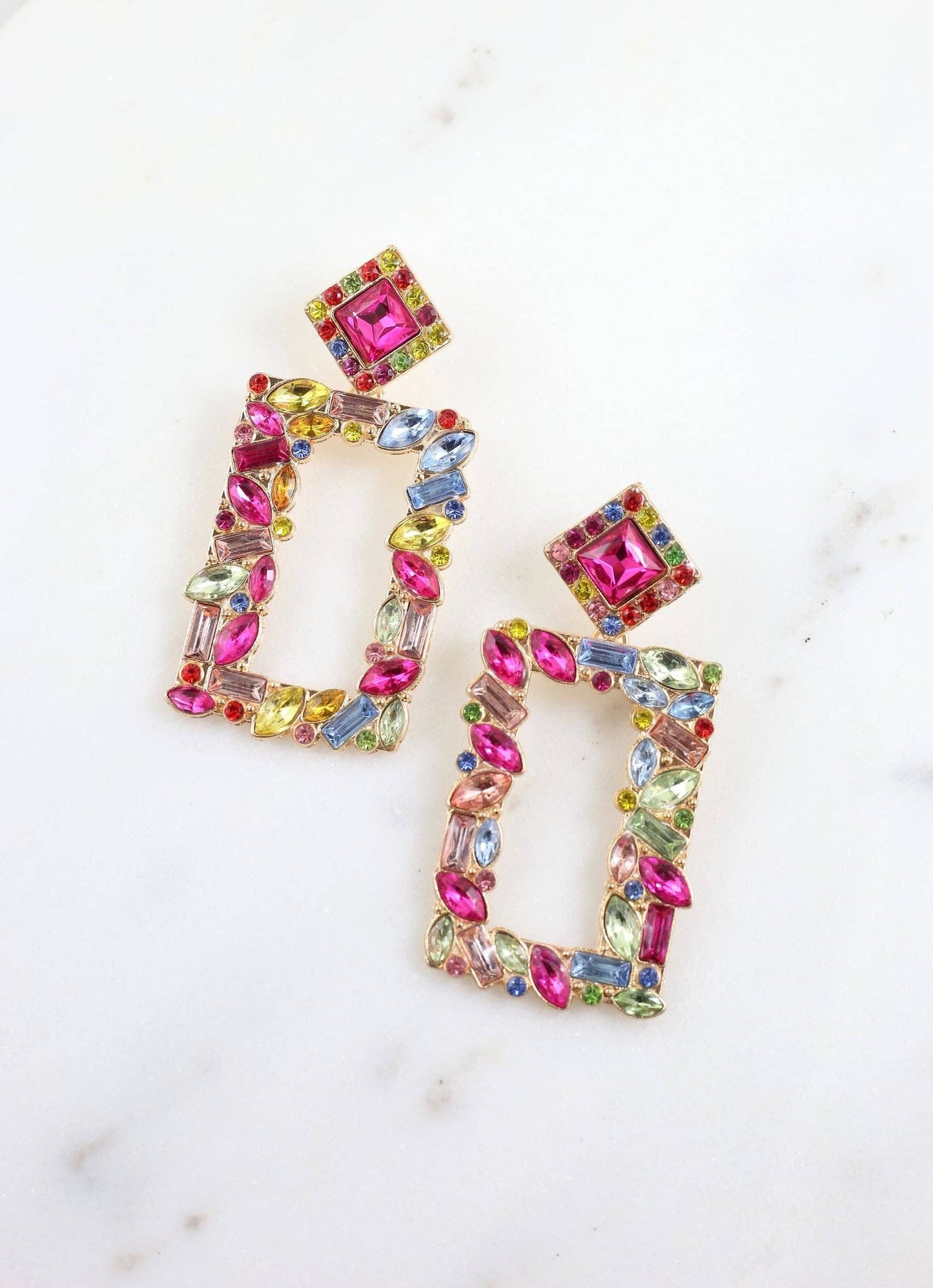 Brandau Crystal Drop Earring MULTI