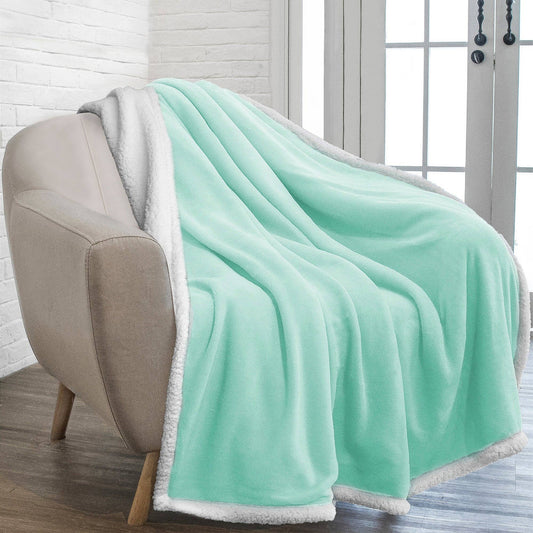 Premium Sherpa Fleece Throw Blanket