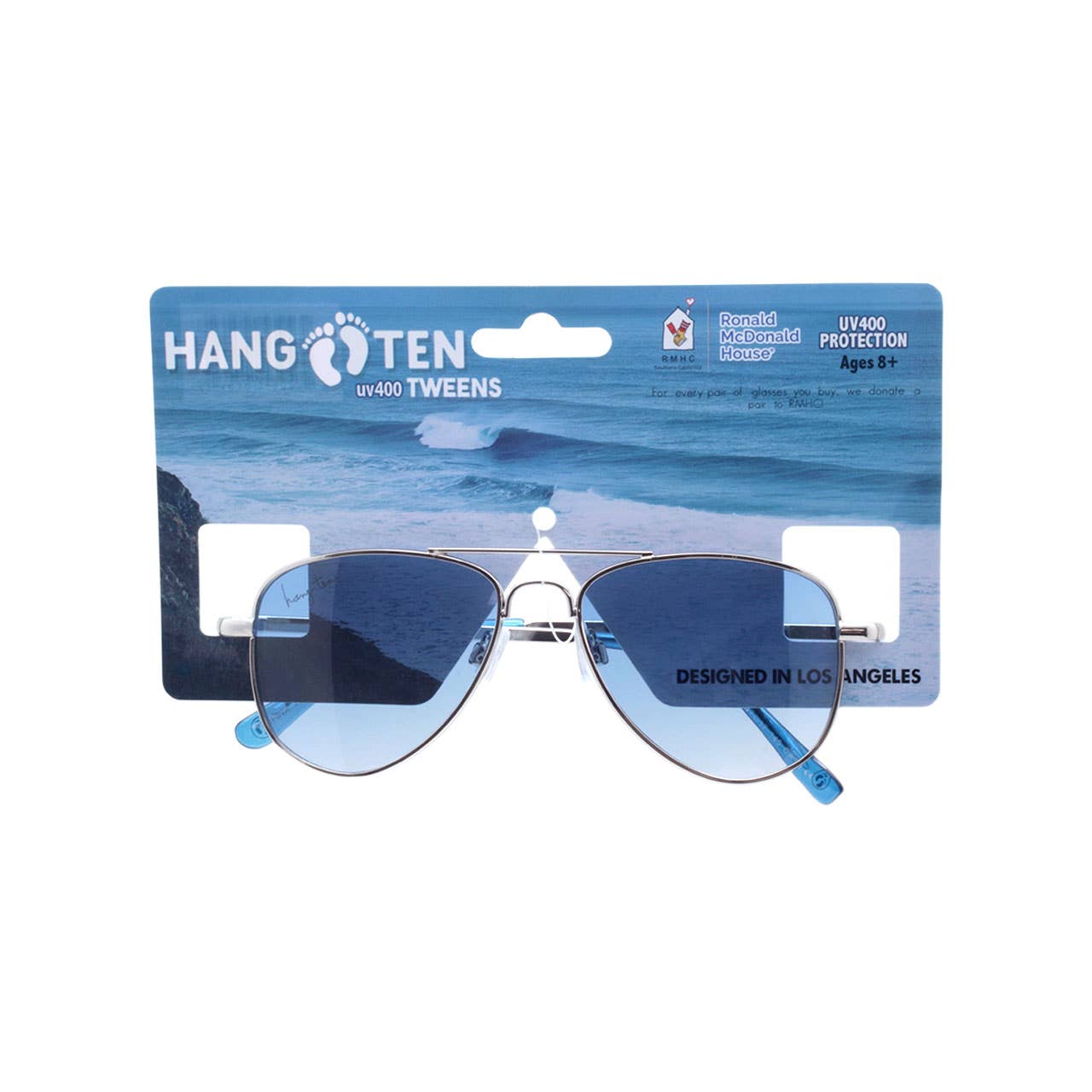 Boys Girls Sunglasses Tween Hang Ten Sunglass Aviator Style