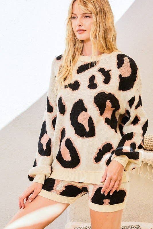 Leopard Oversize Sweater