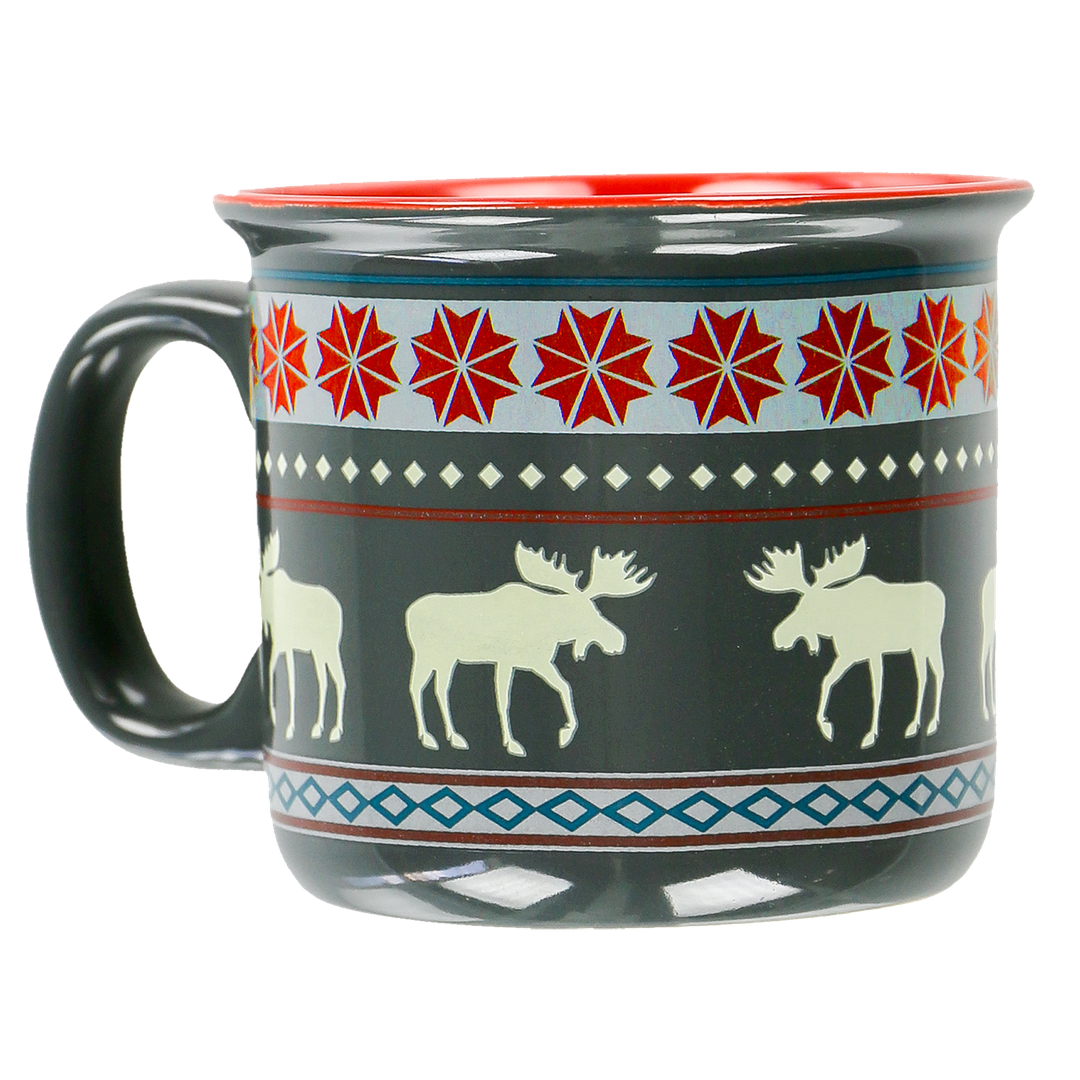 Moose Fair Isle Mug