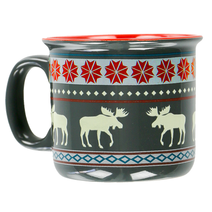 Moose Fair Isle Mug