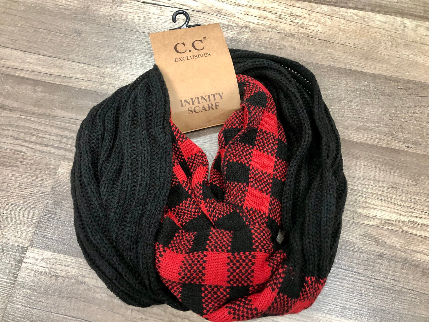 C.C. Beanie Adult Knit Infinity Scarf