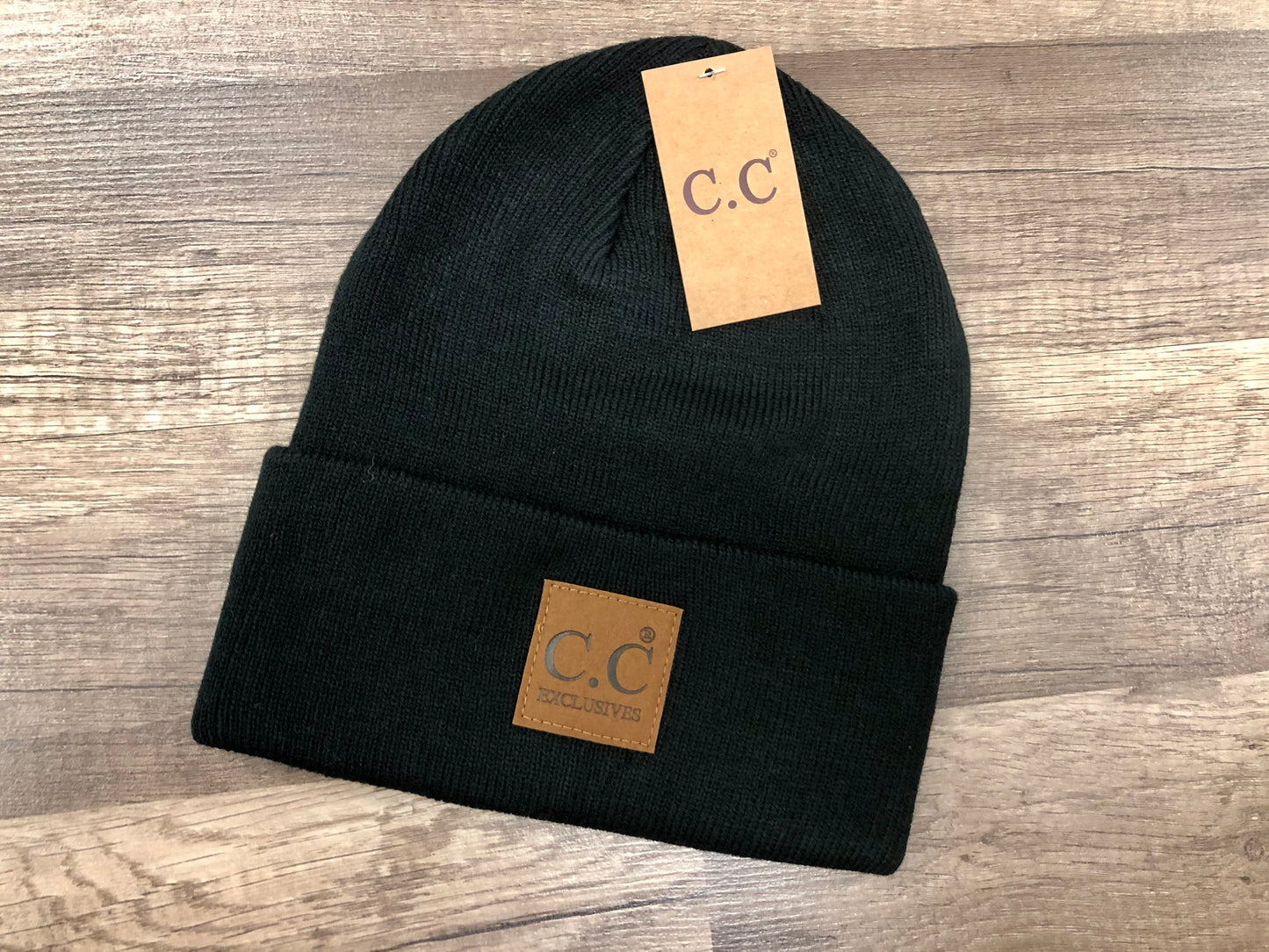 Classic Unisex Oversized Logo C.C. Beanie