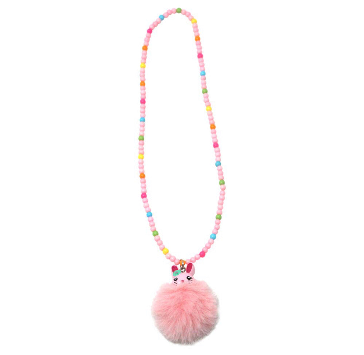 Pom Pom Bunny Necklace