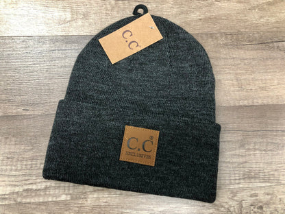 Classic Unisex Oversized Logo C.C. Beanie