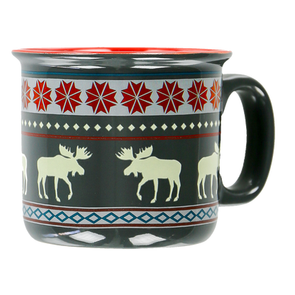 Moose Fair Isle Mug